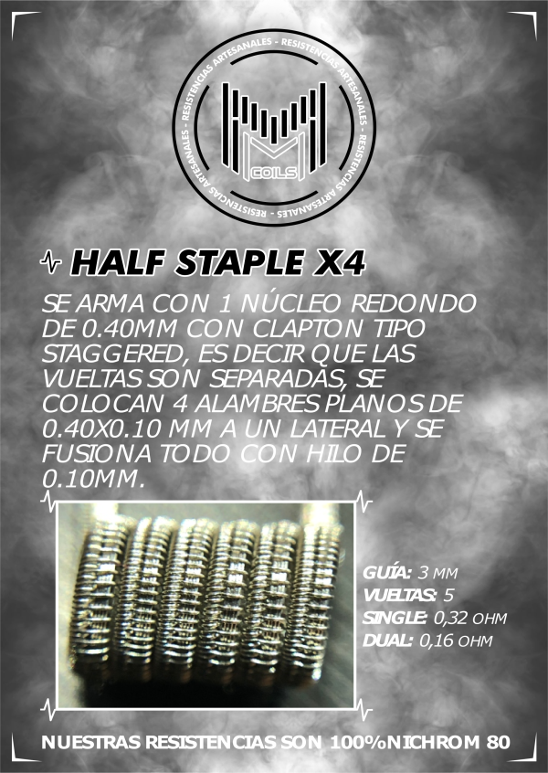 Half Staple X4 - PAR