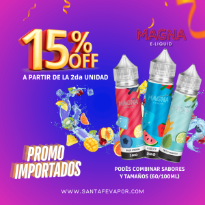 AA - PROMO importados MAGNA 100ml/60ml