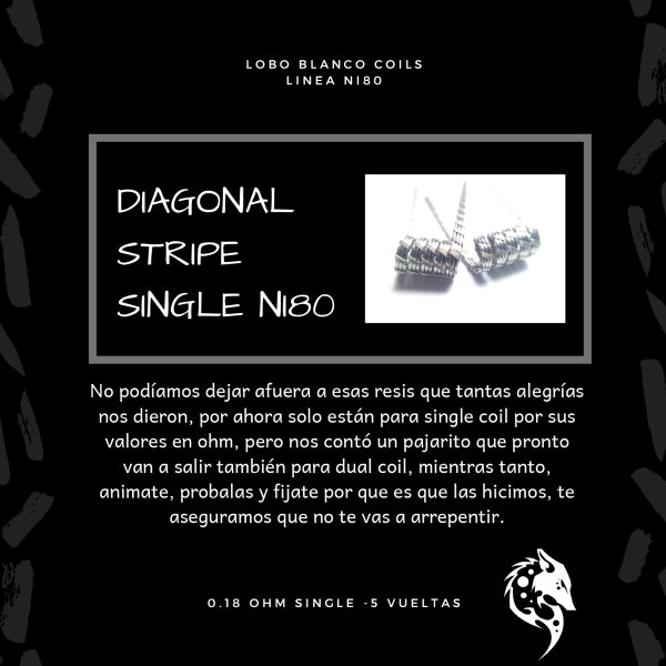 Lobo Blanco - Diagonal Stripe