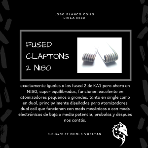 Lobo Blanco - Fused Claptons 2