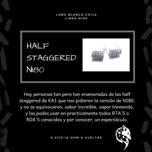 Lobo Blanco - Half Staggered