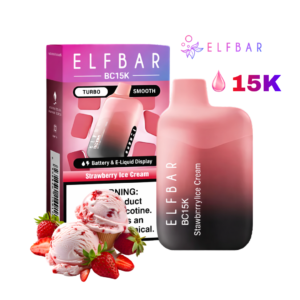 ELFBAR BC 15K STRAWBERRY ICE CREAM