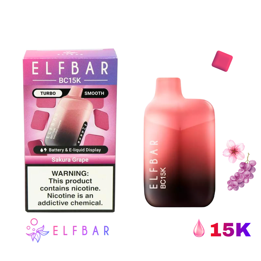 ELFBAR BC 15K SAKURA GRAPE