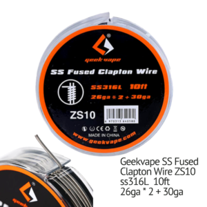 Geekvape Rollo SS Fusedd Clapton Wire ZS10 SS316L