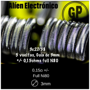 GP Coils  - ALIEN ELECTRÓNICO +/- 0.15 Ω