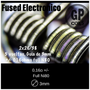 GP Coils  - FUSED ELECTRÓNICO +/- 0.16 Ω