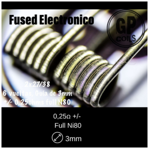GP Coils  - FUSED ELECTRÓNICO +/- 0.25 Ω