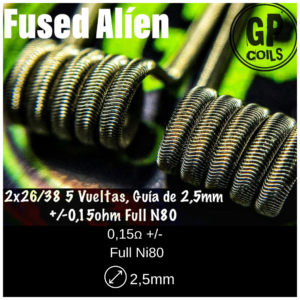 GP Coils  - FUSED ALIEN  +/- 0.15 Ω