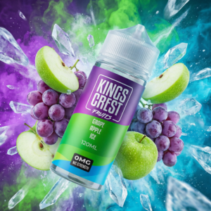 Kings Crest frutal – GRAPE APPLE ICE 0MG