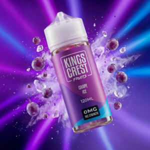 Kings Crest frutal – GRAPE ICE 0MG