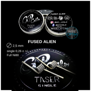 GP Coils Línea Premium - TASER SINGLE 0.26 Ω