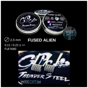 GP Coils  - THUNDER STEEL +/- 0.11 / 0.22 Ω