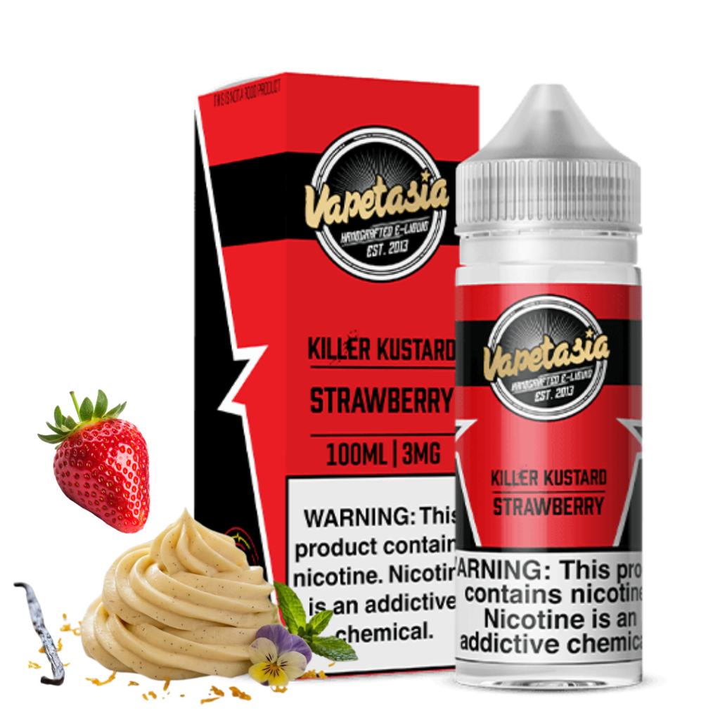 VAPETASIA - Killer Kustard Strawberry